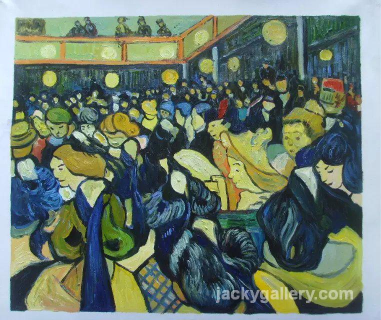 The Dance Hall at Arles, Van Gogh painting